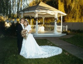 Outdoor Wedding Portrait.